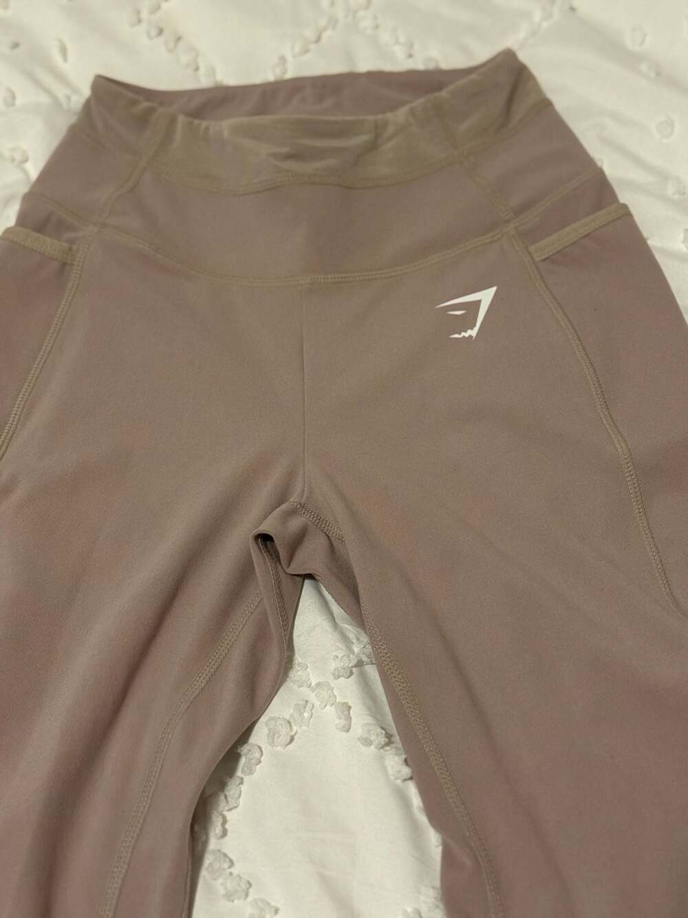 Gymshark Women's Leggings Dusty Pink Size XS - Picture 2 of 4